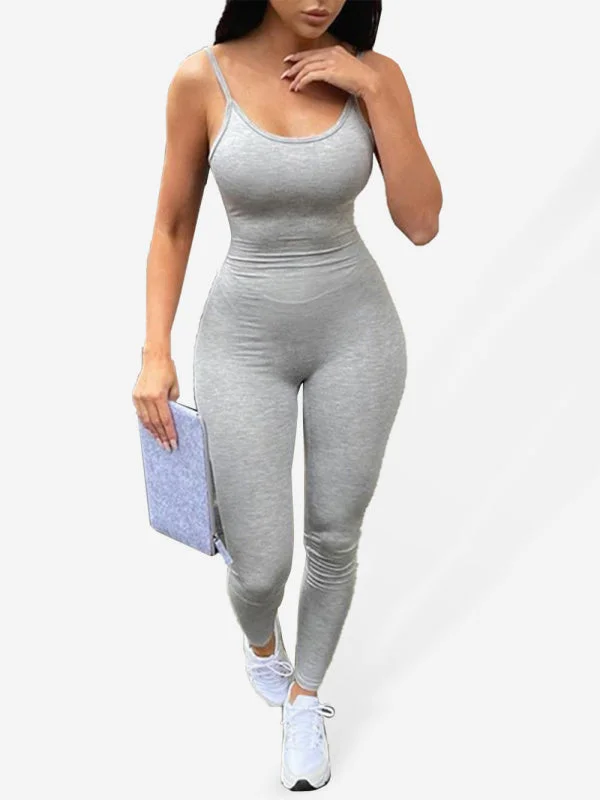 Elevate Your Practice With Affordable Yoga Wear Women's Fashion Solid Color Yoga Sports Jumpsuit Elevate Your Practice With Affordable Yoga Wear Women's Fashion Solid Color Yoga Sports Jumpsuit